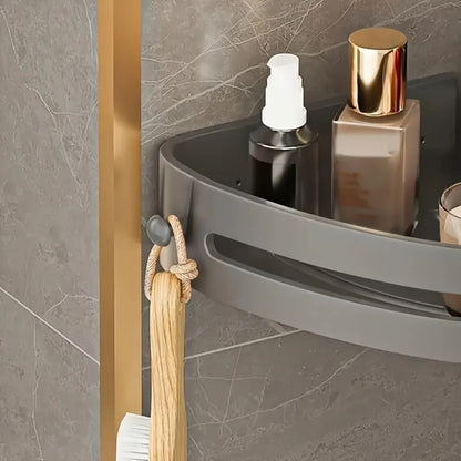 1/2pcs Bathroom No-Drill Wall Shelf Adhensive Shower Caddy Storage Rack Storage Shelf Towel Holder Shelves for Bathroom